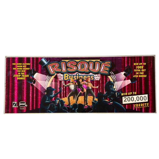 Risque Business Slot Glass