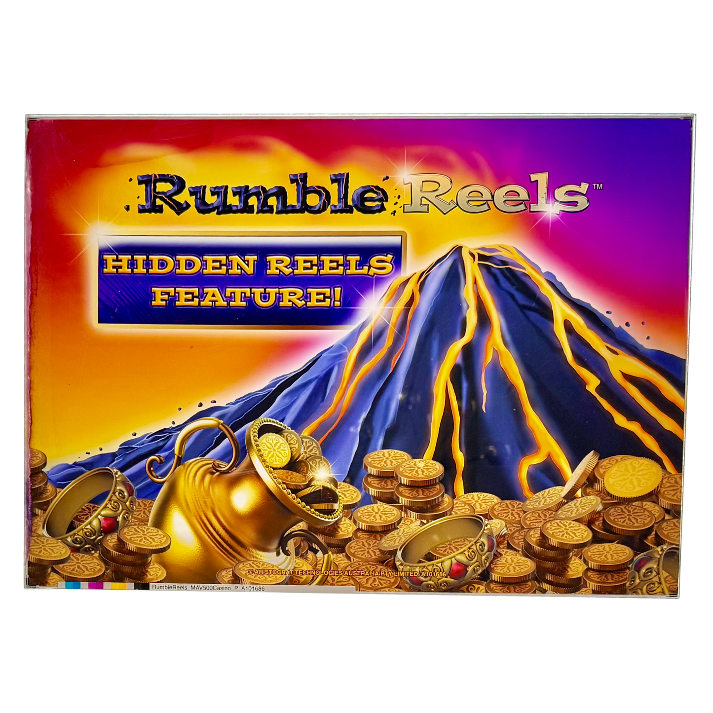 Rumble Reels Slot Retro Acrylic