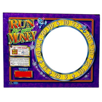 Run For Your Money Jumbo Slot Glass