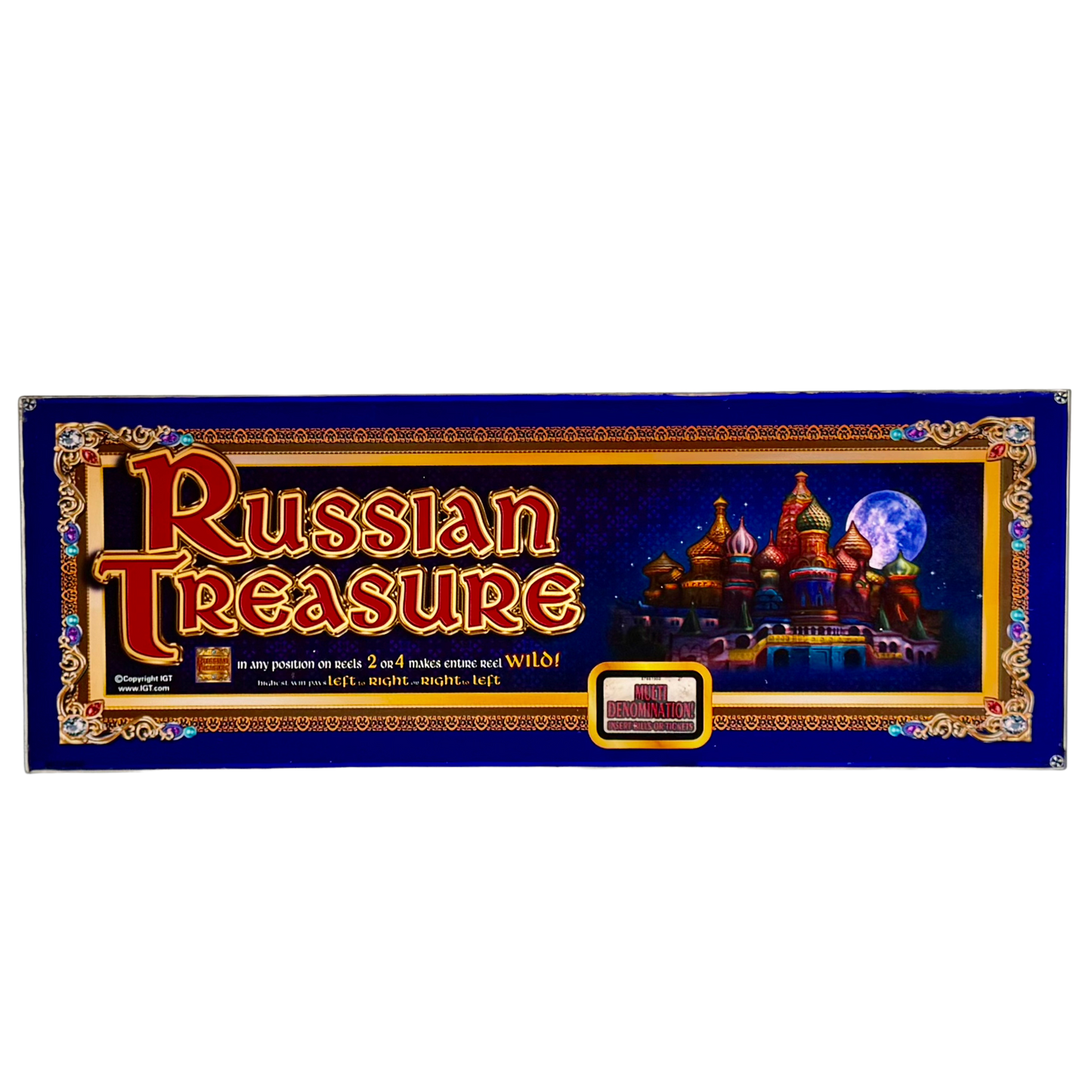 Russian Treasure Slot Glass