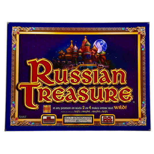 Russian Treasure Jumbo Slot Glass