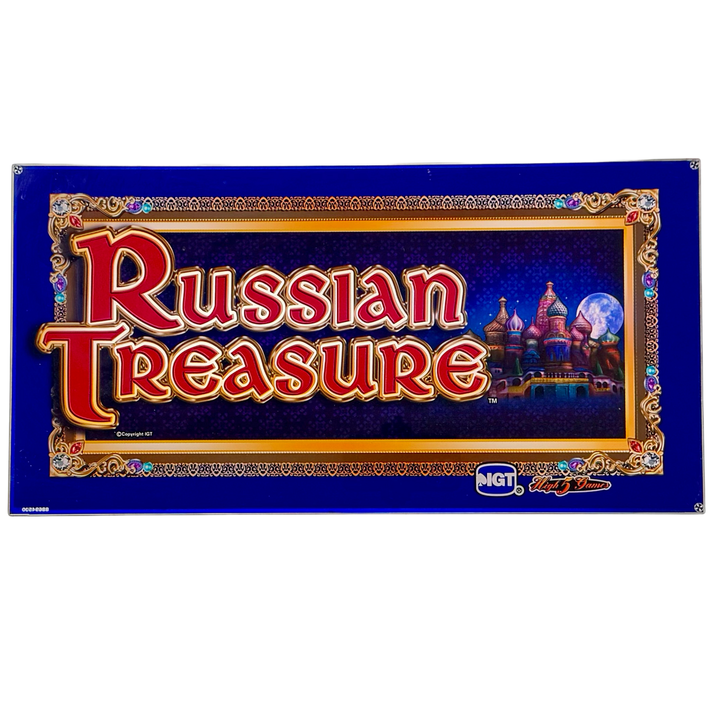 Russian Treasure Slot Glass