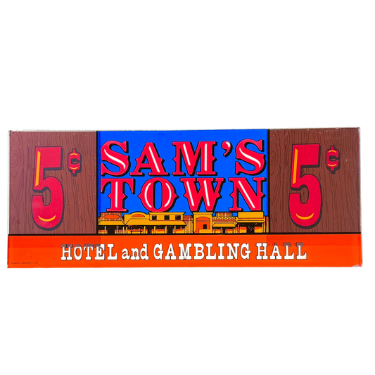 Sam's Town Retro Slot Glass