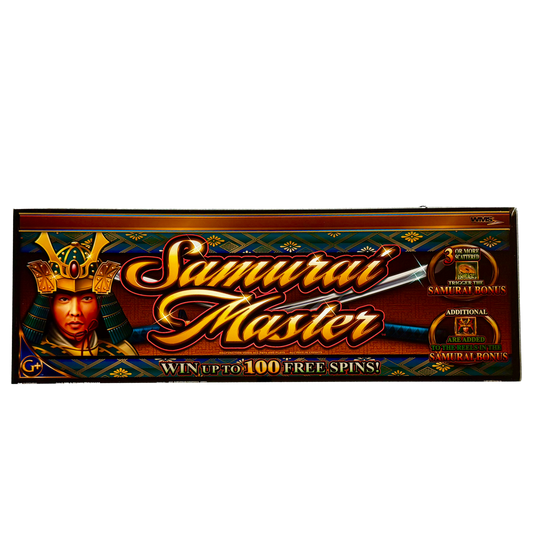 Samurai Master Slot Glass