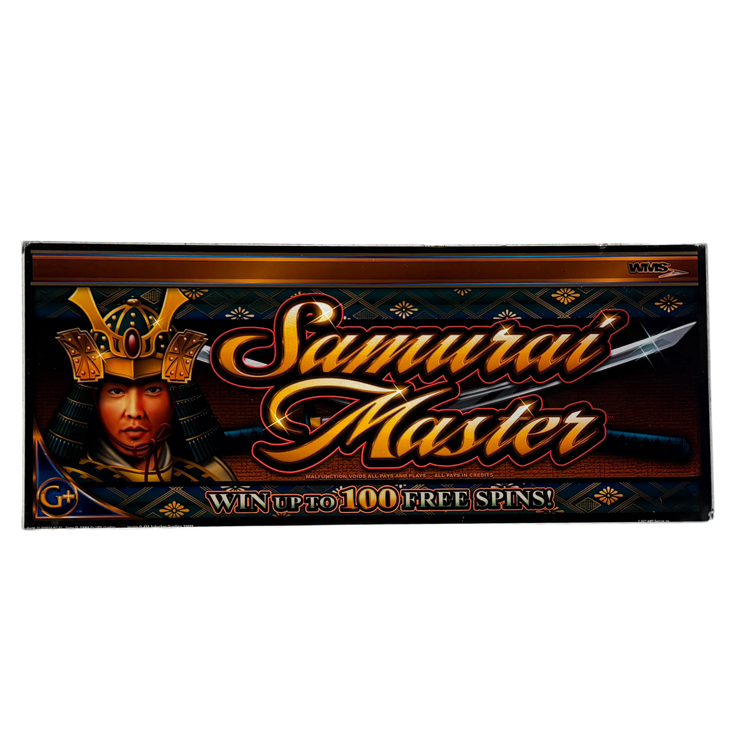 Samurai Master Slot Glass