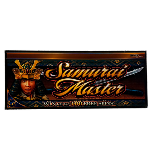 Samurai Master Slot Glass