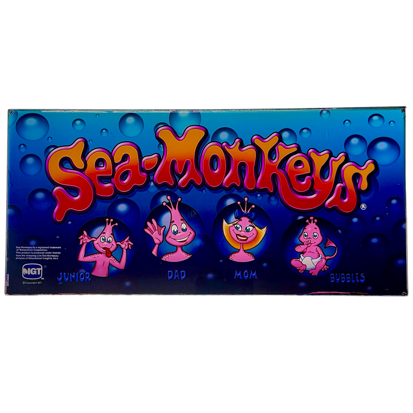 Sea-Monkeys Slot Glass