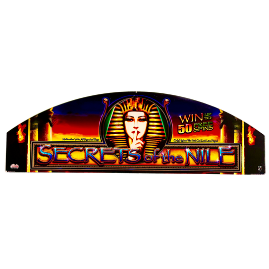 Secrets Of The Nile Slot Glass