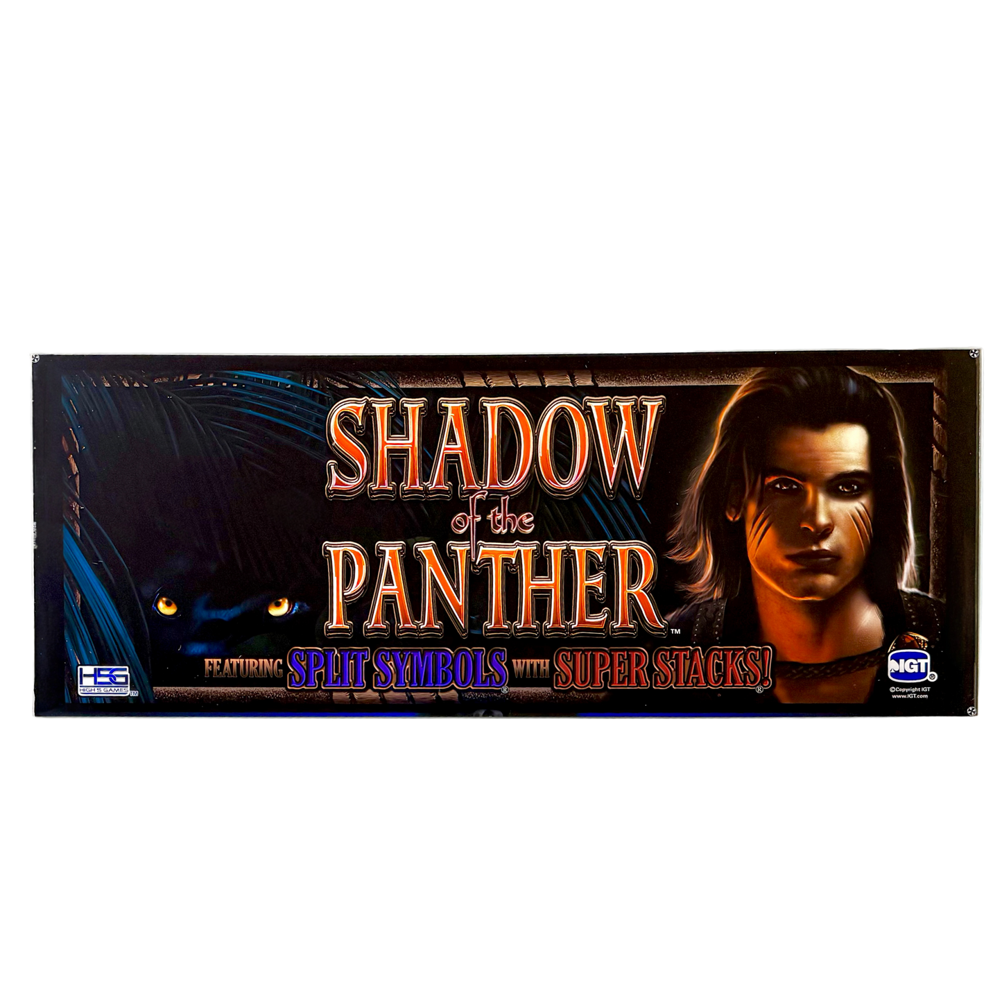 Shadow Of The Panther Slot Glass