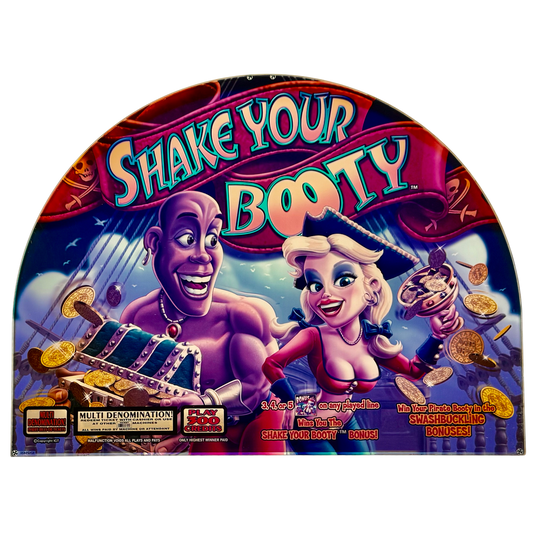 Shake Your Booty Jumbo Slot Glass