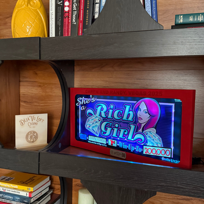 Rich Girl Slot Glass