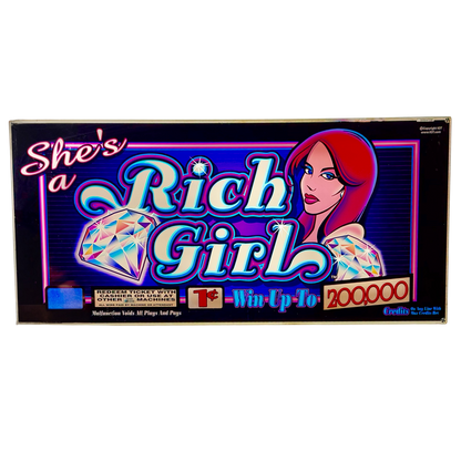 Rich Girl Slot Glass