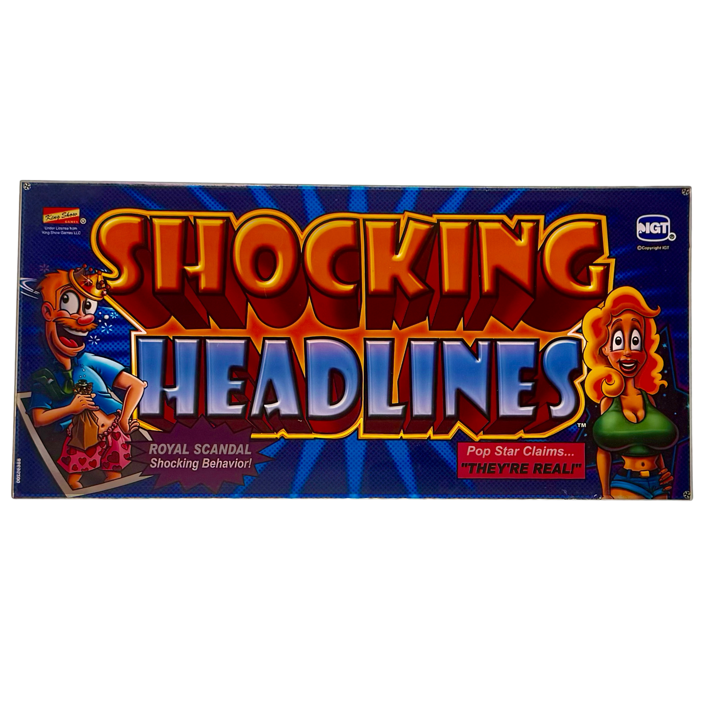 Shocking Headlines Slot Glass