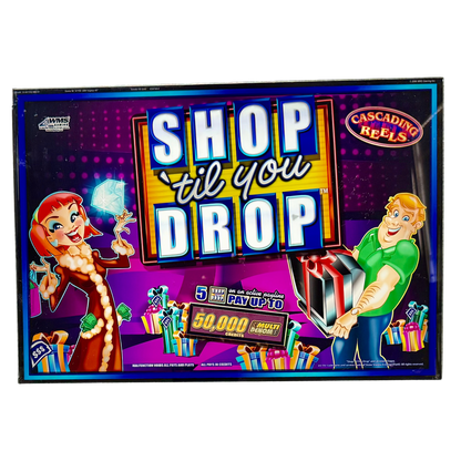 Shop 'Til You Drop Jumbo Slot Glass