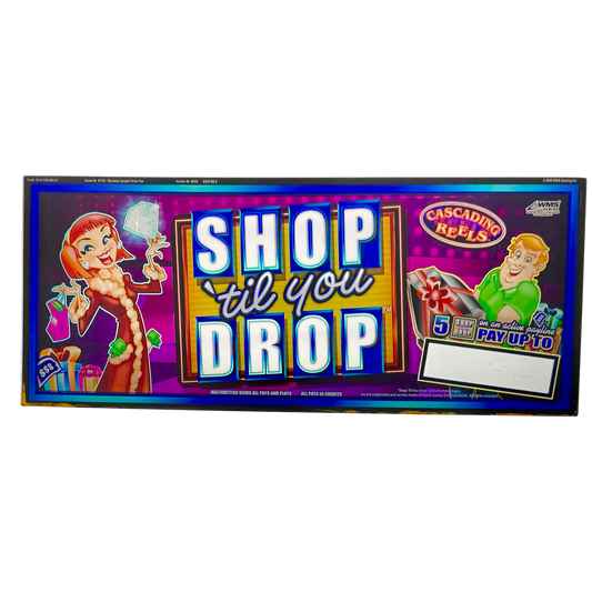 Shop 'Til You Drop Slot Glass