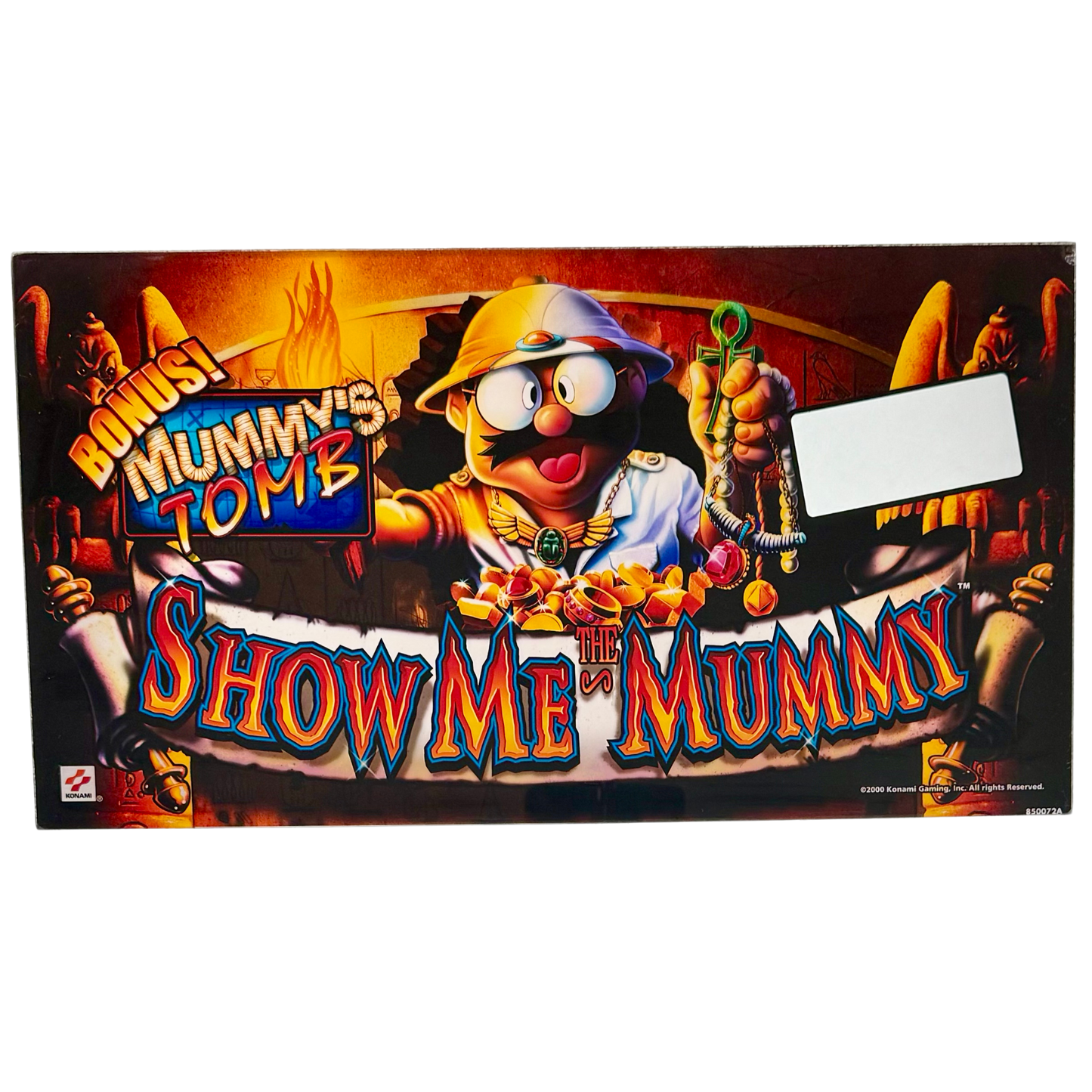 Show Me The Mummy Slot Glass
