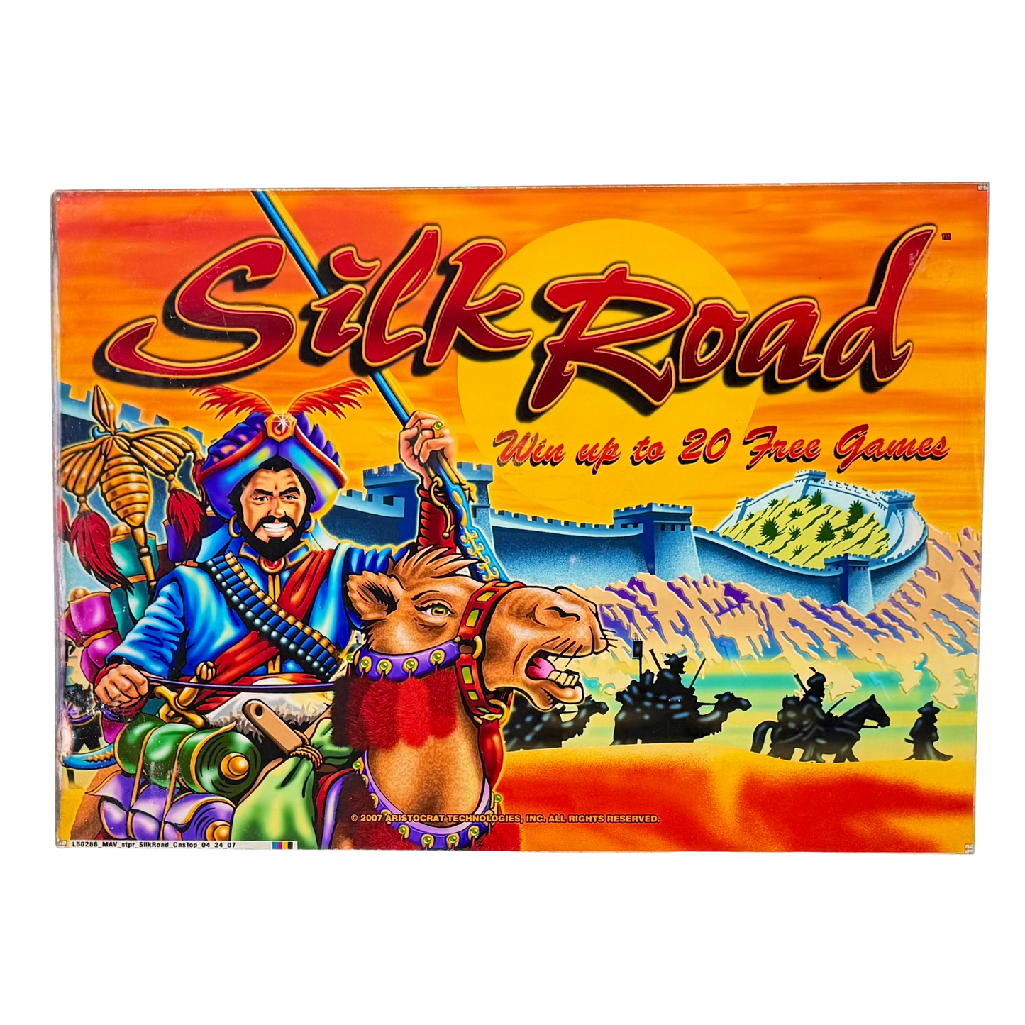 Silk Road Slot Retro Acrylic