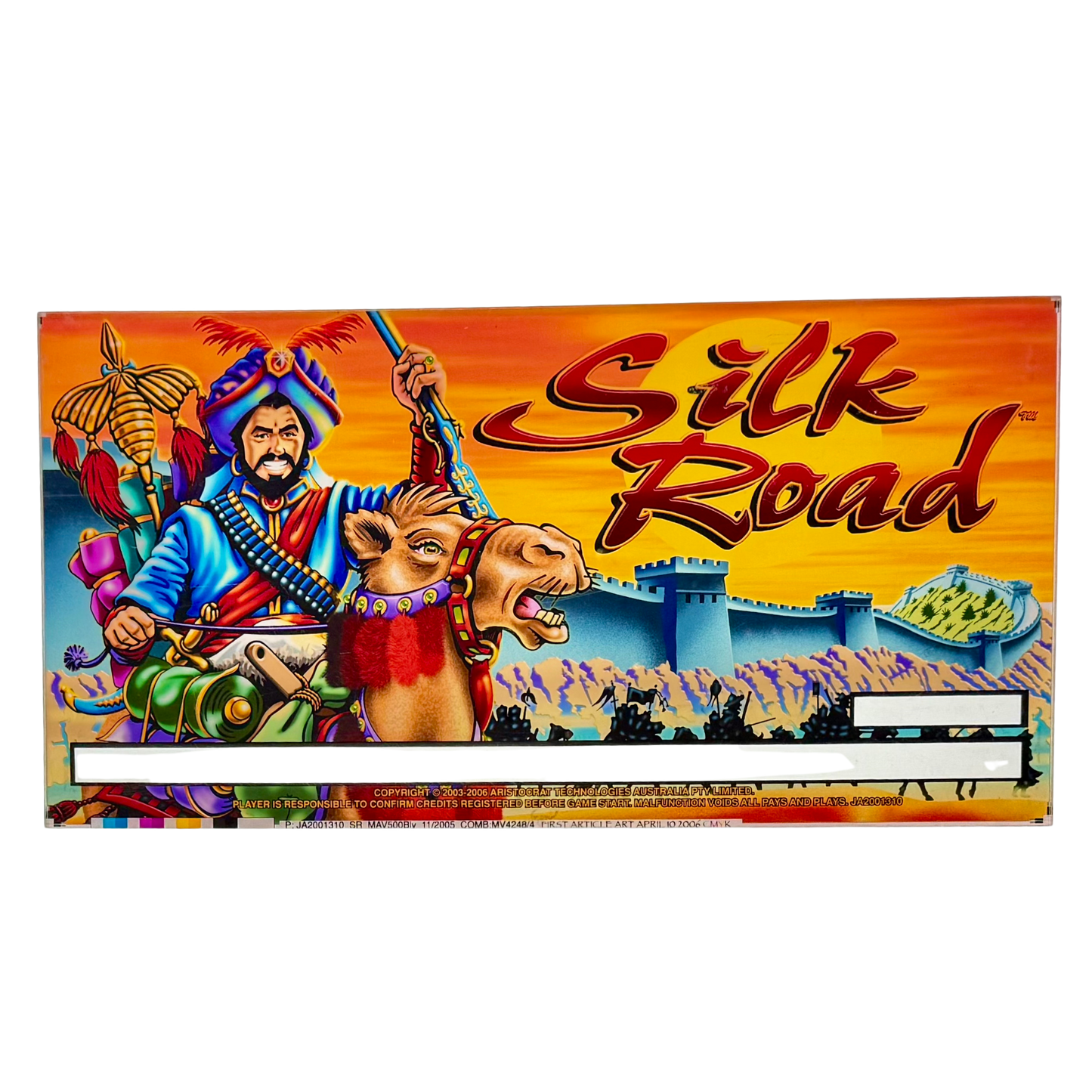 Silk Road Slot Retro Acrylic