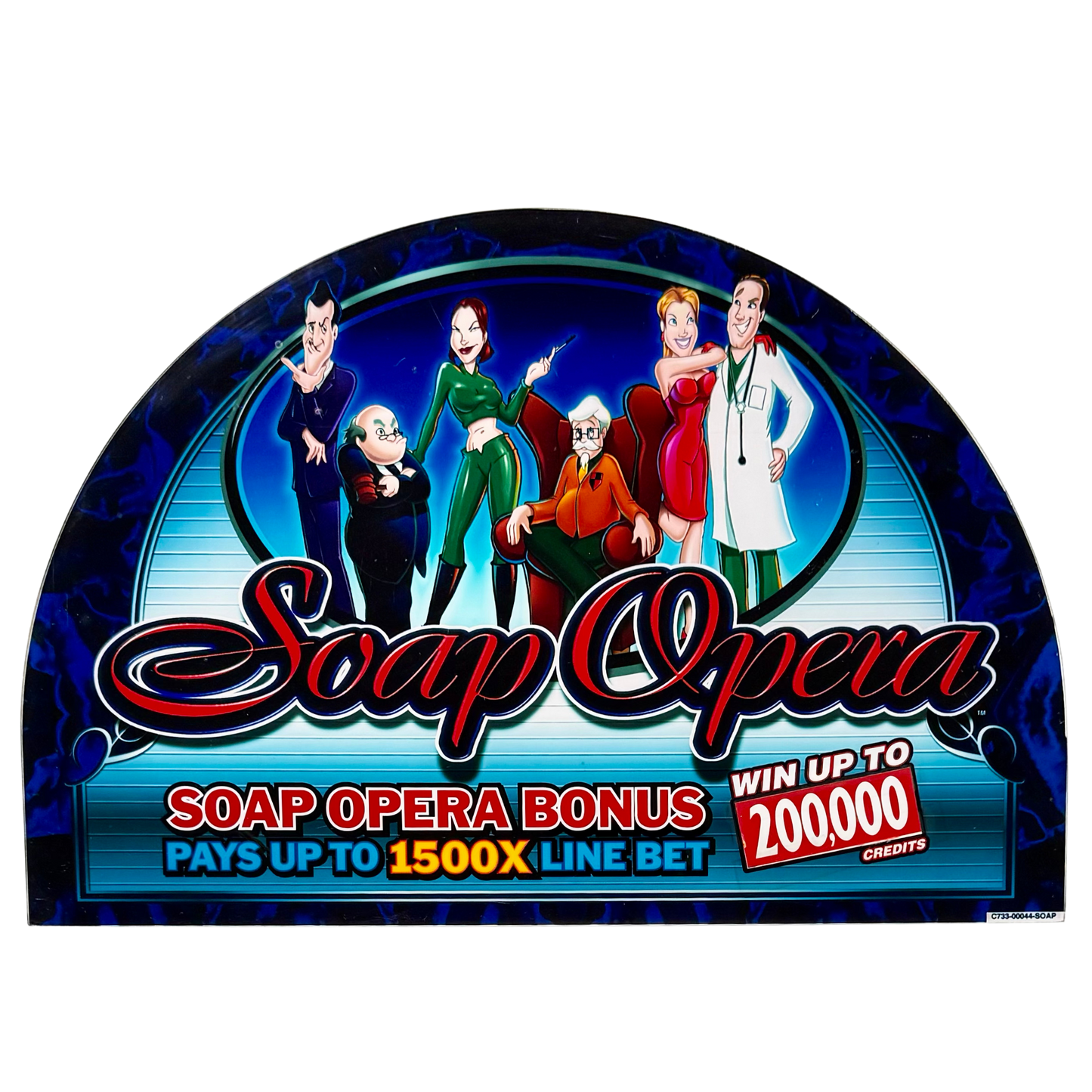 Soap Opera Slot Glass