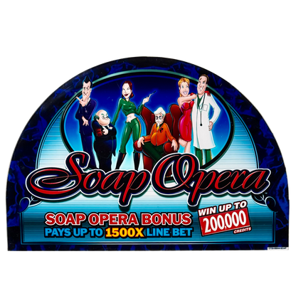 Soap Opera Slot Glass