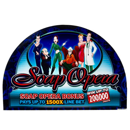 Soap Opera Slot Glass