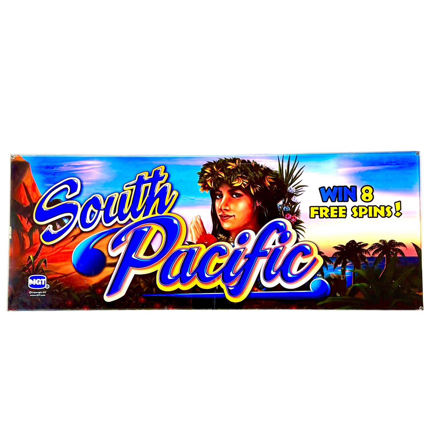 South Pacific Slot Glass