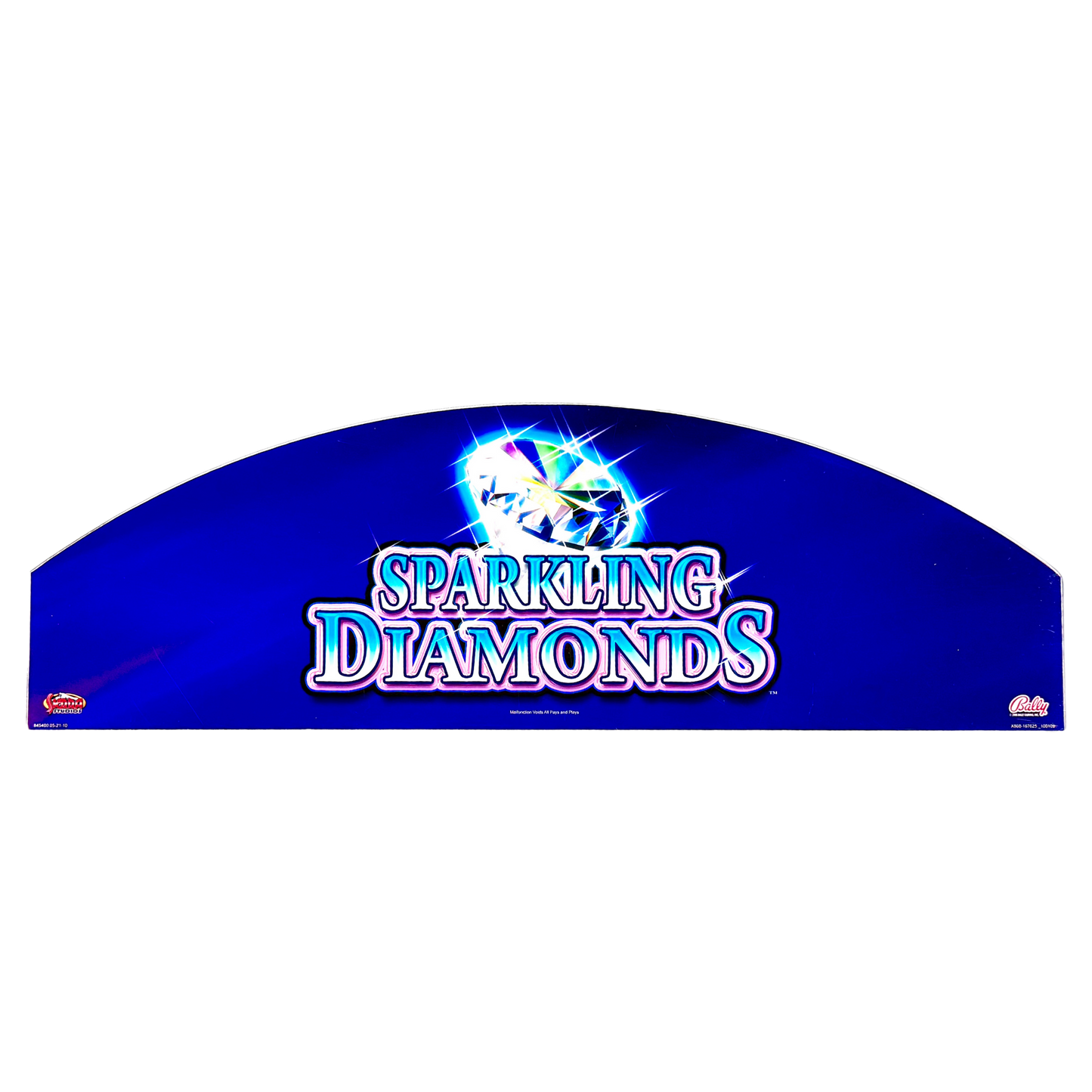 Sparkling Diamonds Slot Glass