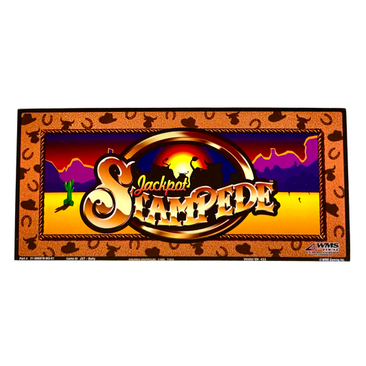 Jackpot Stampede Slot Glass