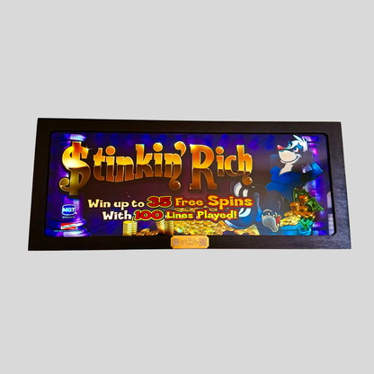 Stinkin' Rich Slot Glass