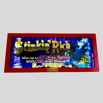 Stinkin' Rich Slot Glass