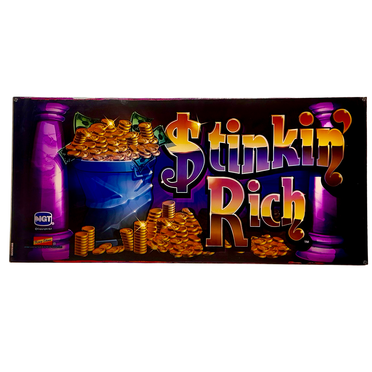 Stinkin' Rich Slot Glass