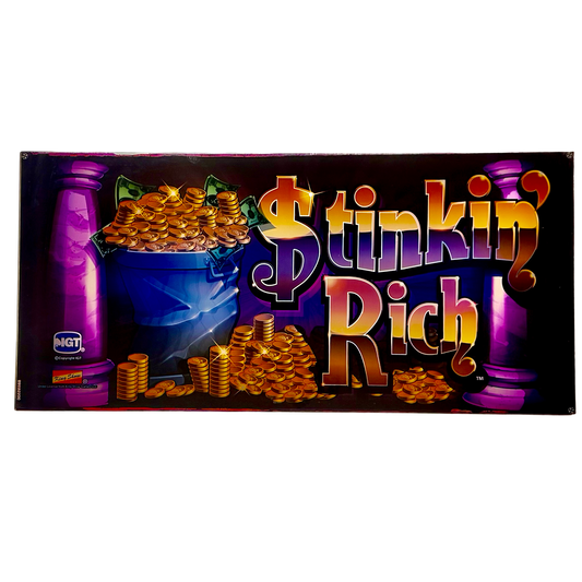 Stinkin' Rich Slot Glass