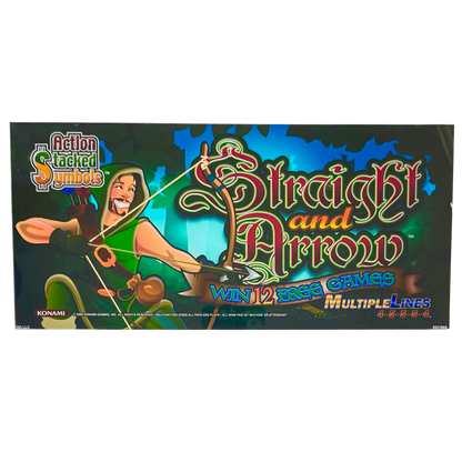 Straight And Arrow Slot Glass