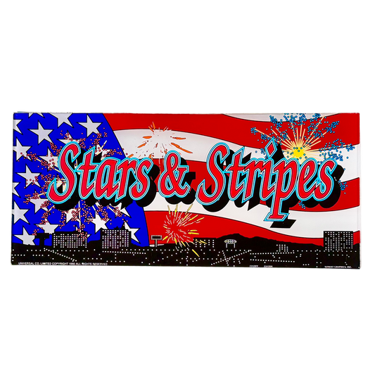 Stars & Stripes Retro Slot Glass