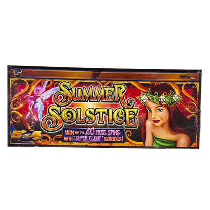 Summer Solstice Slot Glass