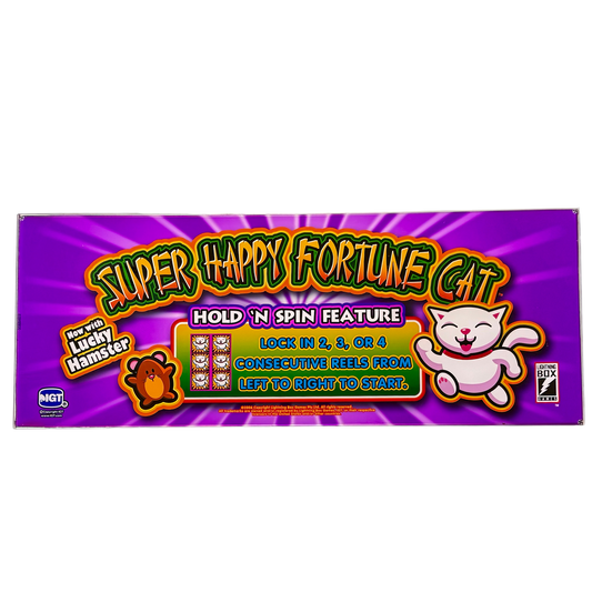 Super Happy Fortune Cat Slot Glass