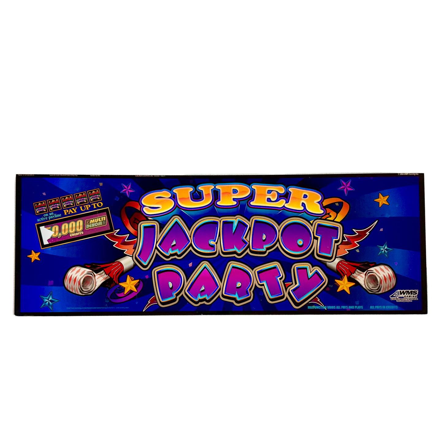 Super Jackpot Party Slot Glass