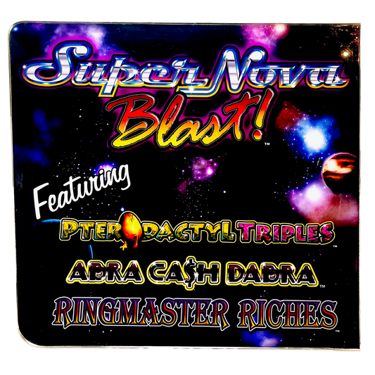 Super Nova Blast Slot Retro Acrylic