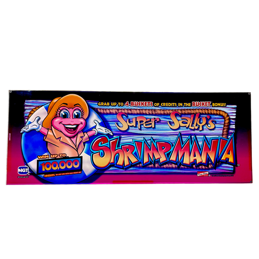 Super Sally's Shrimpmania Slot Glass