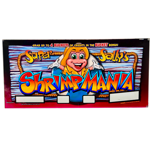 Super Sally's Shrimpmania Slot Glass