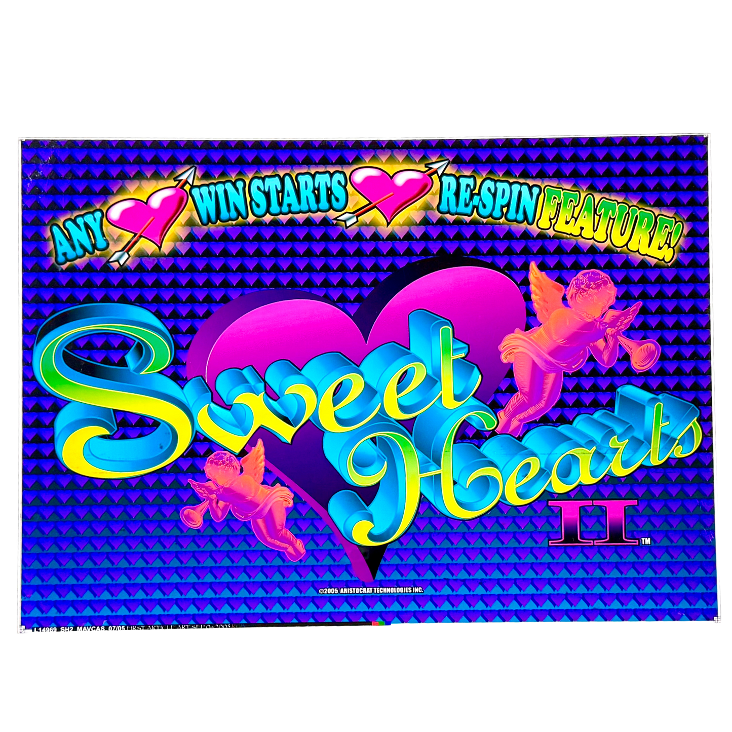 Sweet Hearts Slot Retro Acrylic