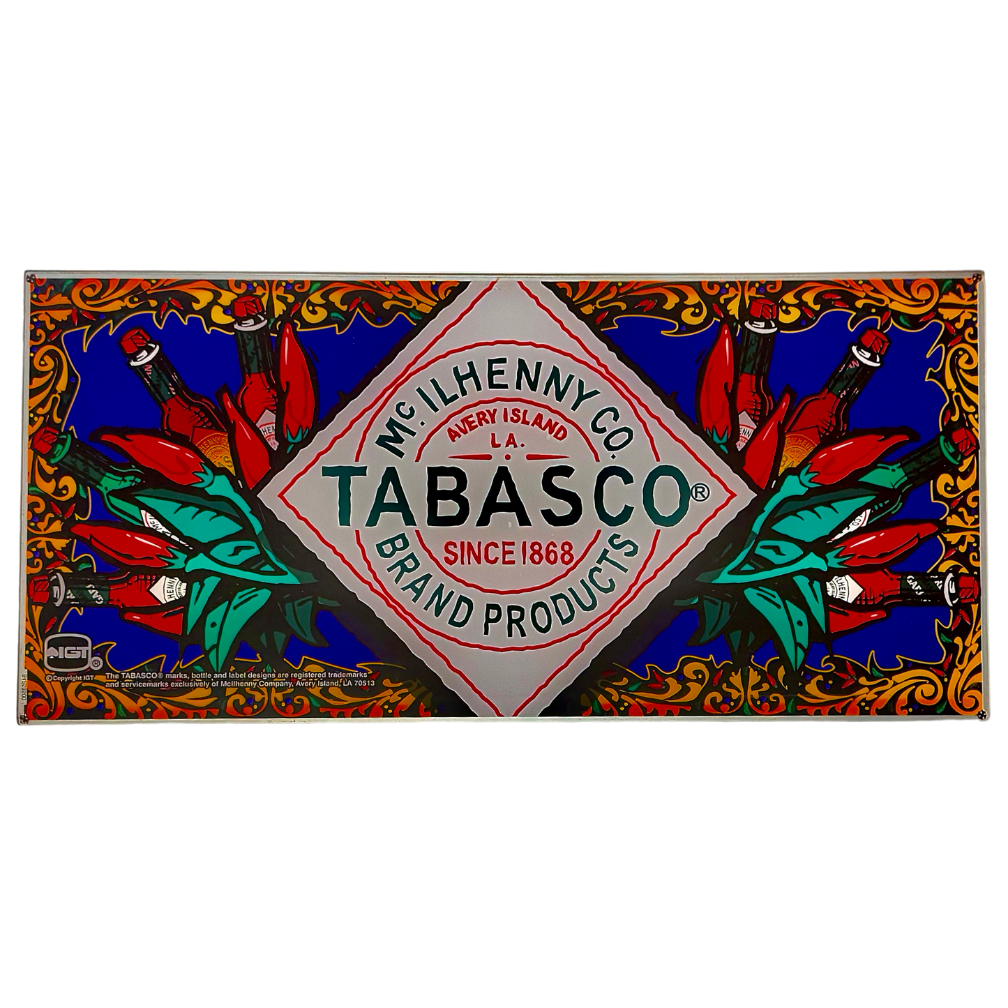 Tabasco Slot Glass