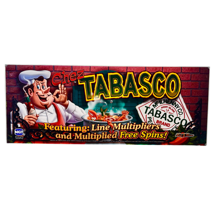 Chez Tabasco Slot Glass