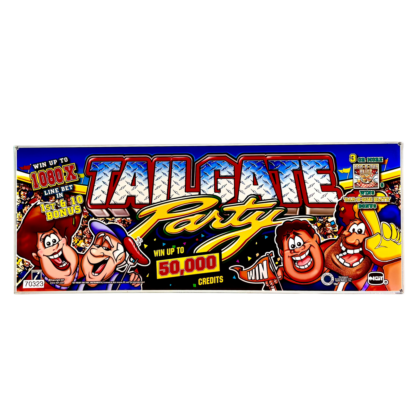 Tailgate Party Slot Glass