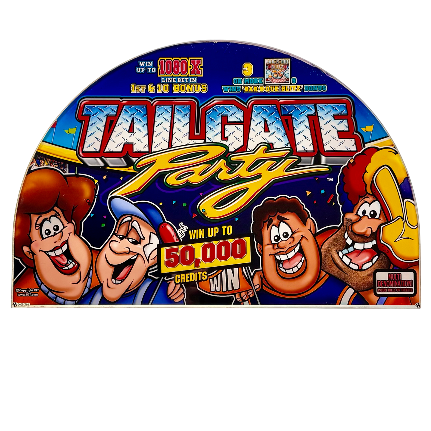 Tailgate Party Slot Glass