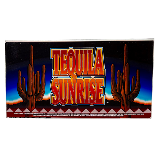 Tequila Sunrise Slot Retro Acrylic