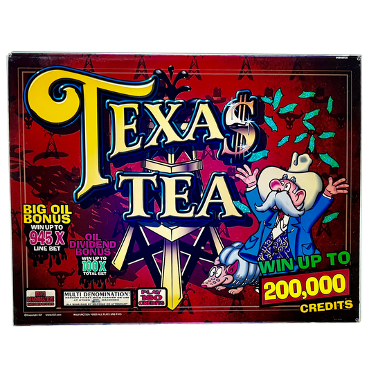 Texas Tea Jumbo Slot Glass