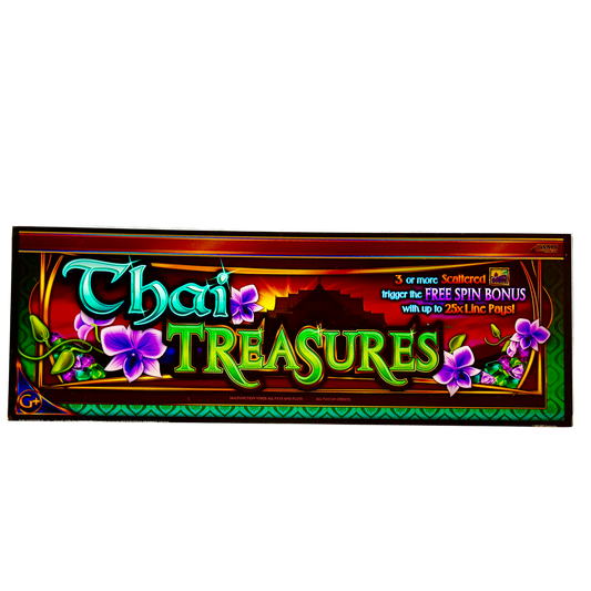 Thai Treasures Slot Glass