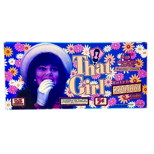 That Girl Slot Glass
