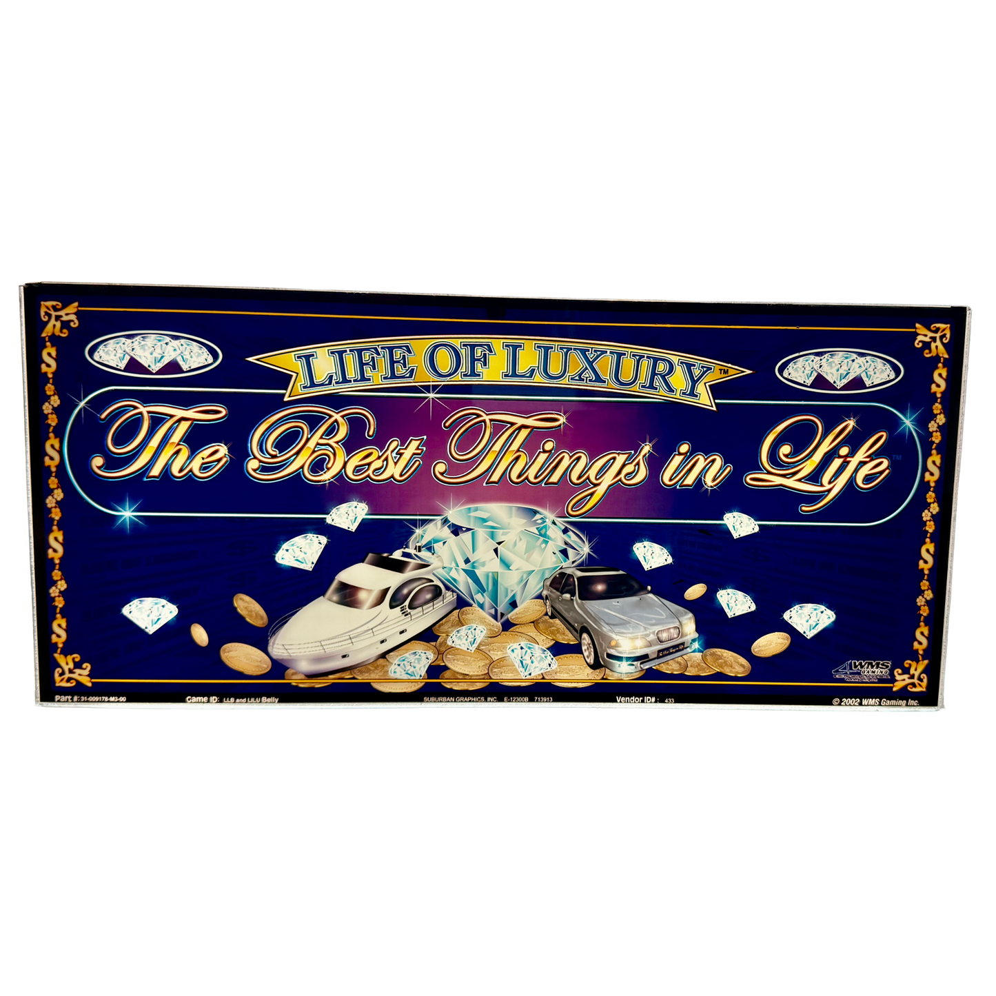 Life Of Luxury Slot Glass